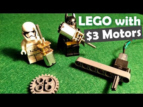 $3 Motors powering LEGO