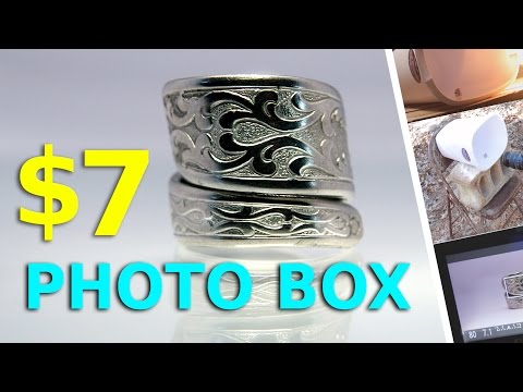 $7 DIY Photo Light Box - Jewelry Photo Diffuser Reflector - Better Ring Pictures