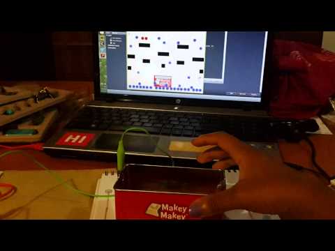 'Catchy Ball' prototype with Makey Makey and Circuit Scribe