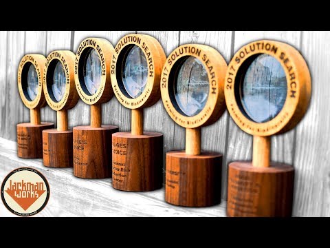 (Lasers &amp;amp; Lathe) Wooden Magnifying Glasses - Corporate Awards