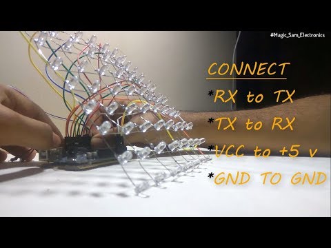 (UPDATED):LED MATRIX 8X8X8 || ARDUINO BLUETOOTH CONTROL || WITHOUT USING MULTIPLEXER