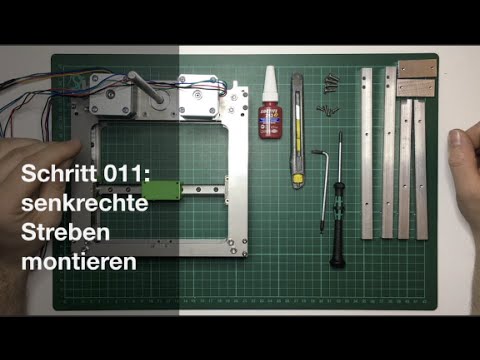 [DICE] Schritt 011: Senkrechte Streben montieren