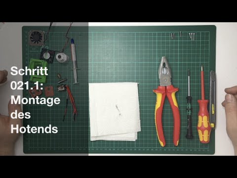 [DICE] Schritt 021.1: Montage des Hotends