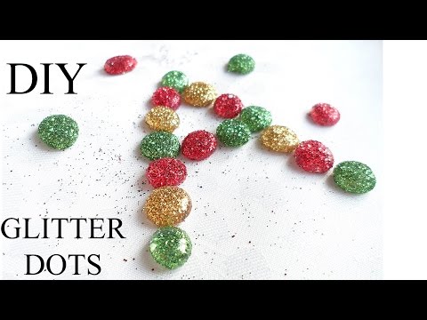 [DIY] Wonderful Glitter Dots Ornaments *step by step