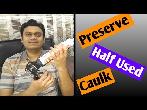 [ENG]Preserve Silicone Sealant | Save Half used tube &amp;amp; Prevent Drying | Store Caulking for later use