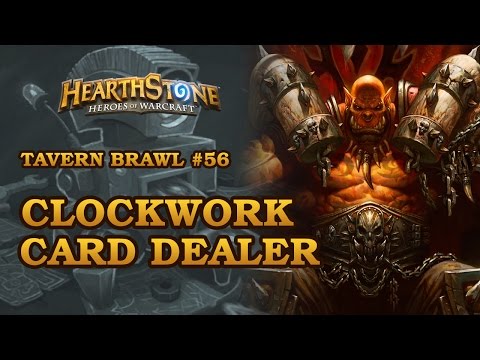 [Hearthstone] Tavern Brawl - Clockwork Card Dealer - Warrior