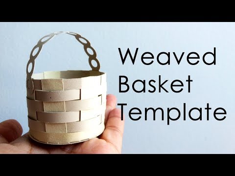 [Tutorial + Template] Weaved Basket for Explosion Box