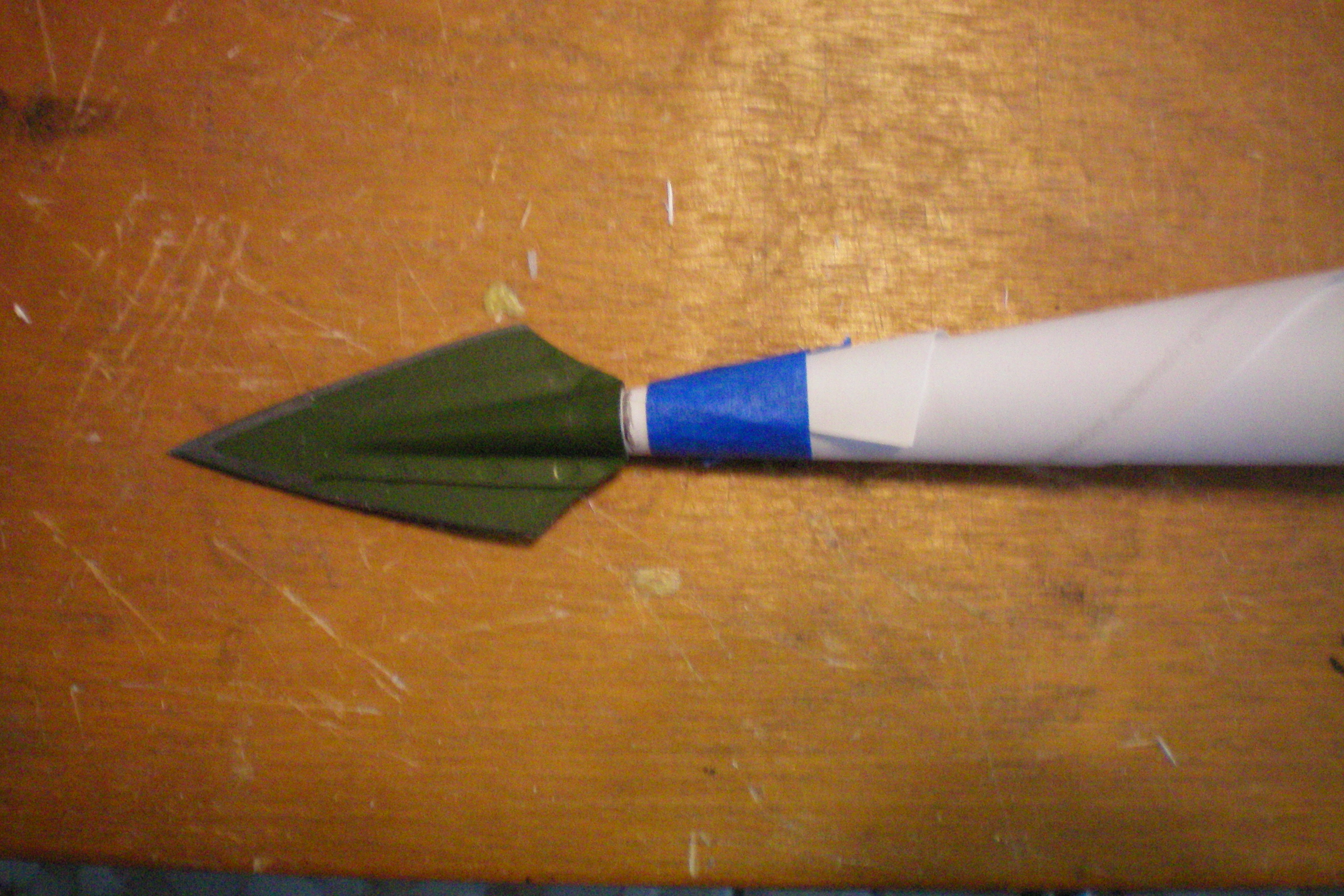 019 papercone taped to keep taper form.JPG