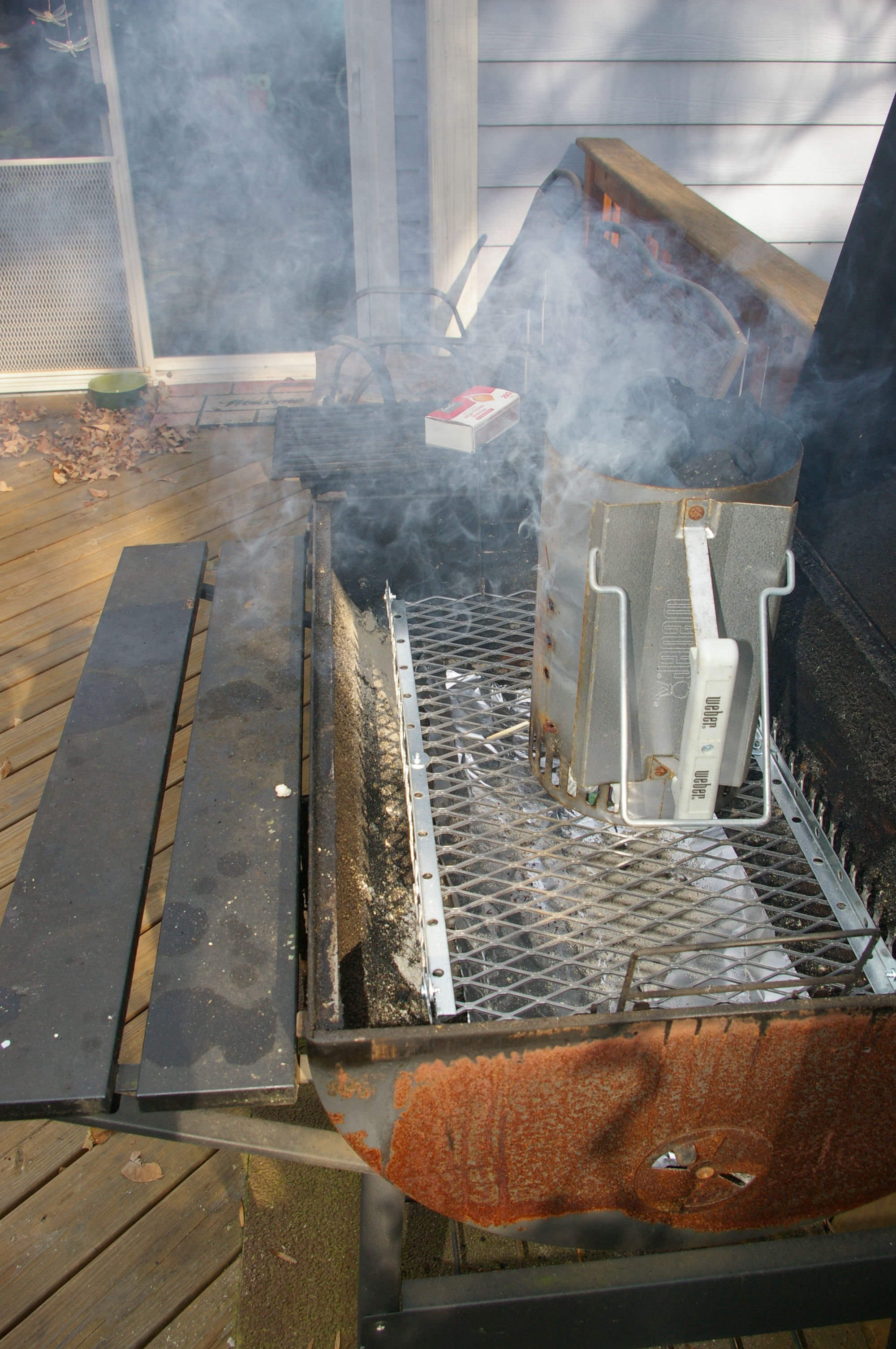 04 02 Installed tray 2 - first fire.JPG