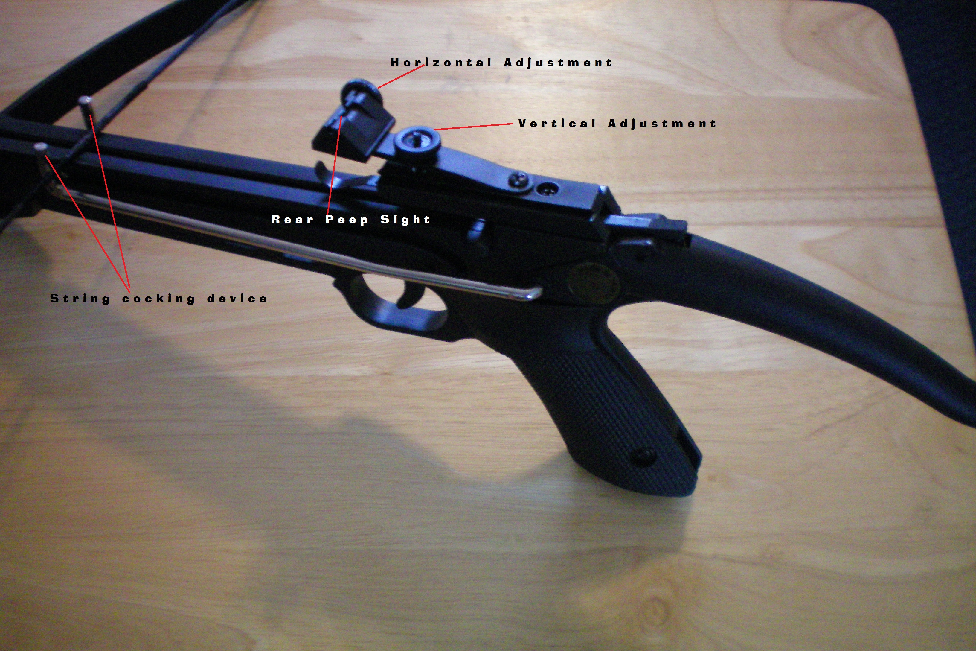 07 labeled overhead side view showing peep sight adjustments.JPG