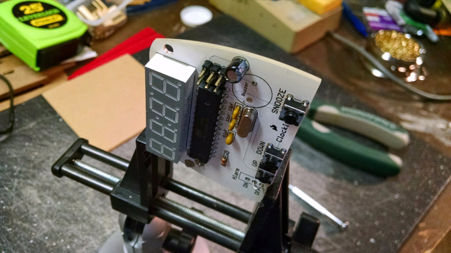 08 - Here is my clock in the process of being modified.jpg