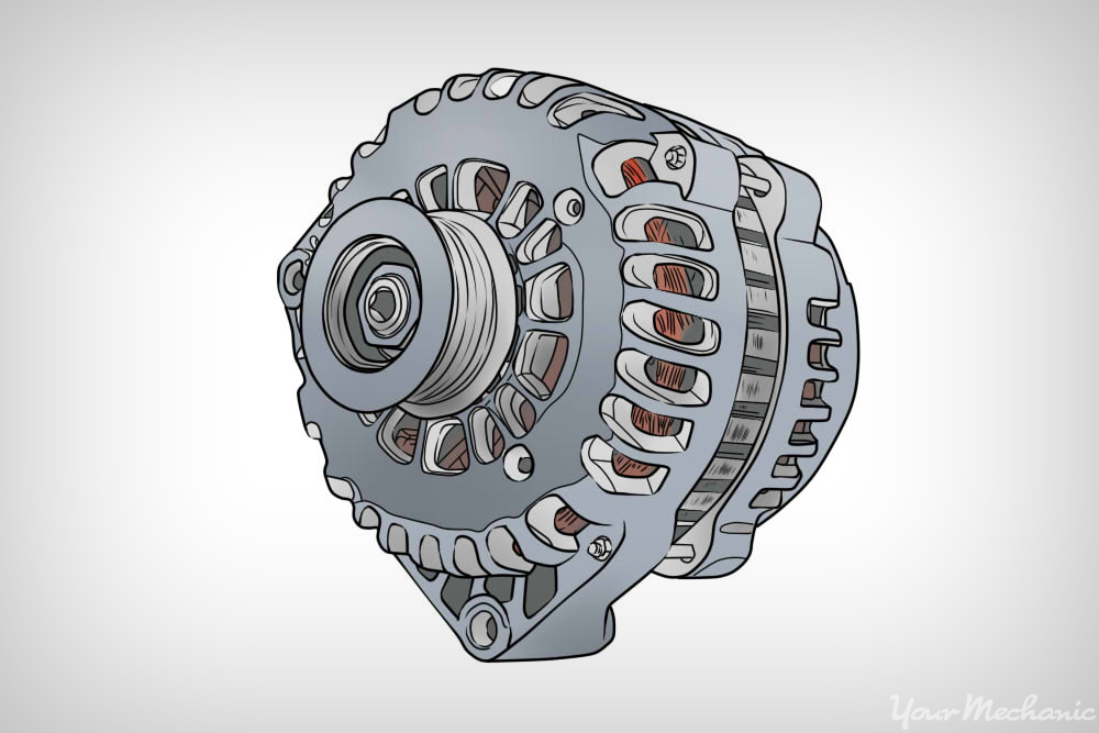 1 - How to Check an Alternator image of an alternator - no belt.jpg