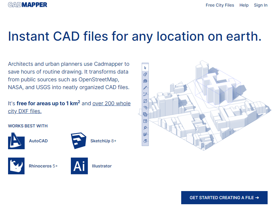 1-cadmapper 1st screen.PNG