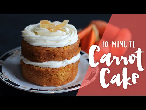 10 Minute Carrot Cake Mug Cake - Made in the Microwave! Ep. 3