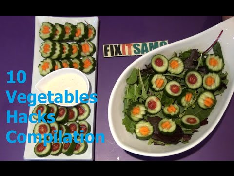 10 Vegetables Hacks Compilation