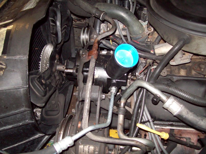 100_0748 Power Steering Pump installed.JPG