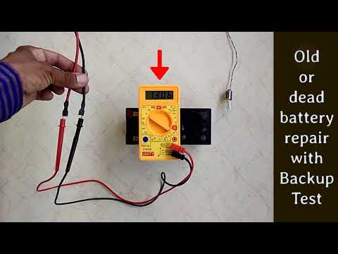 12 Volt Battery Charge with live back up test