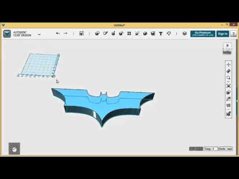 123D Design Tutorial - Quick Tip: Tracing and Importing SVG&amp;quot;s