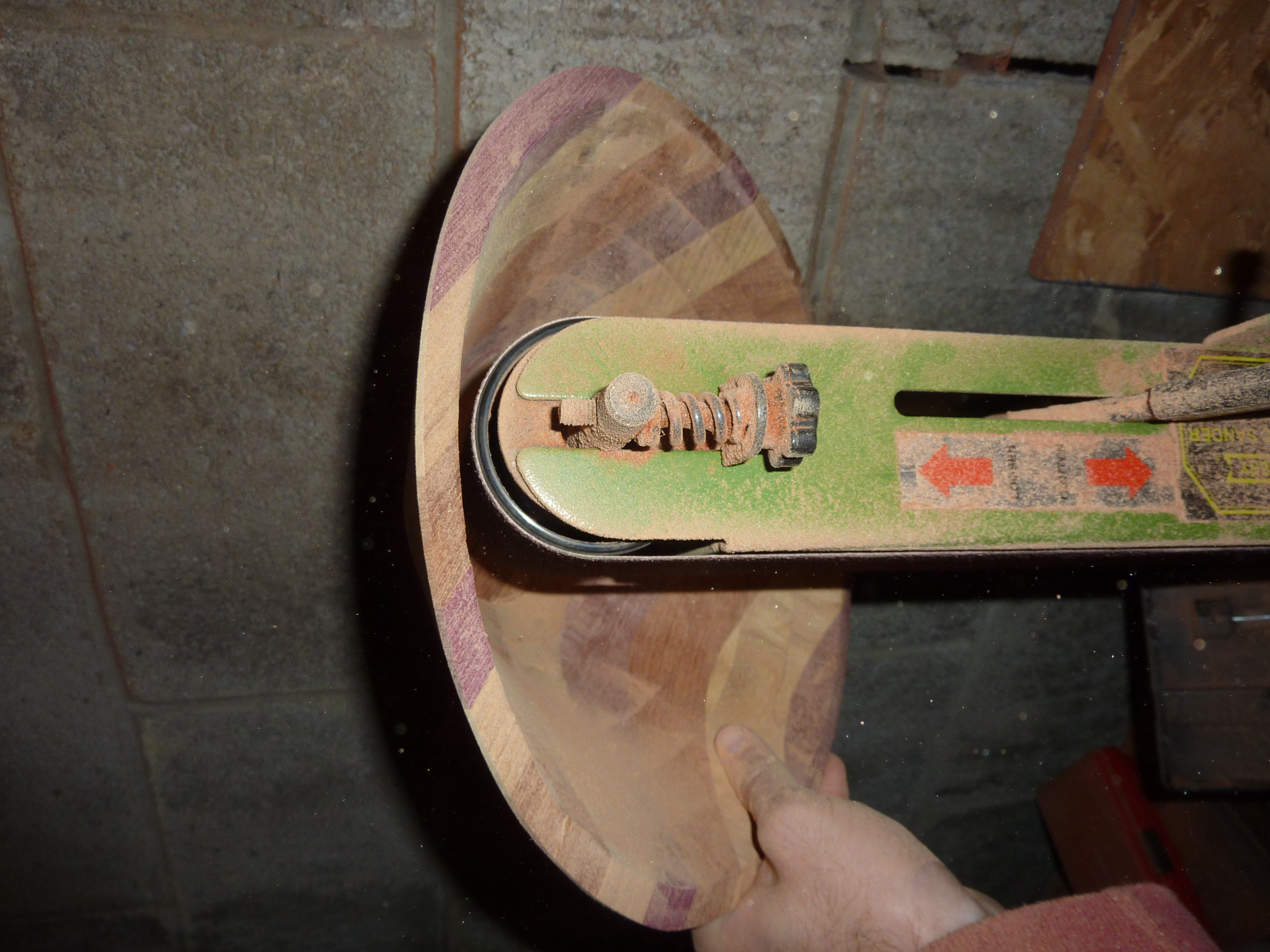 14 - Sanding inside.JPG