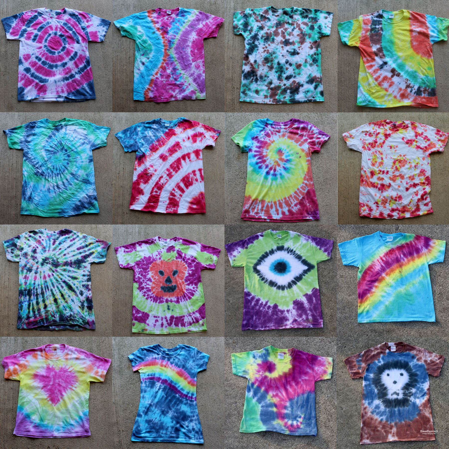 16 awesome tie dye shirts patterns easy diy.jpg