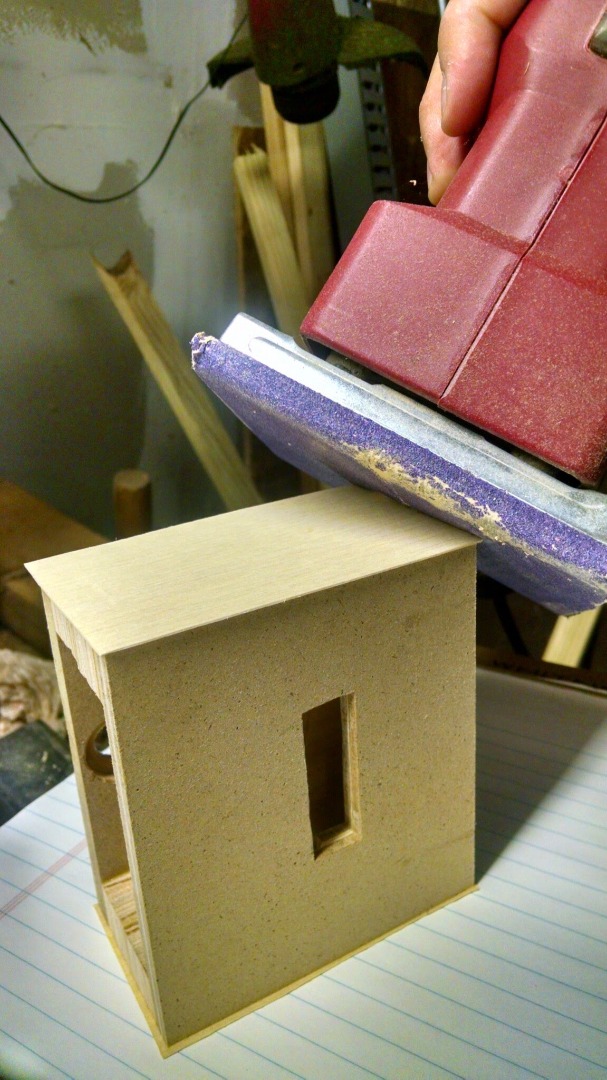 18 - I sanded down the edges to make them flush with the sides of the box.jpg