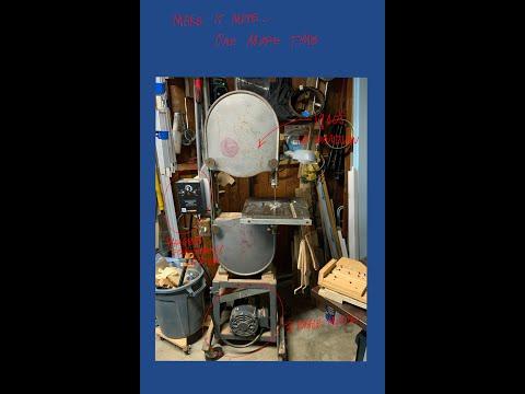 1940s Delta Bandsaw Motor Upgrade with VFD