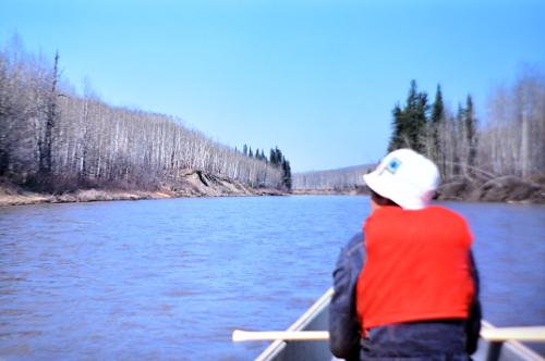 1_Timmy in the bow of the canoe - facing away sml - DSC_6368.jpg