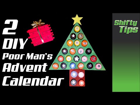 2 DIY Poor Man's Advent Calendar