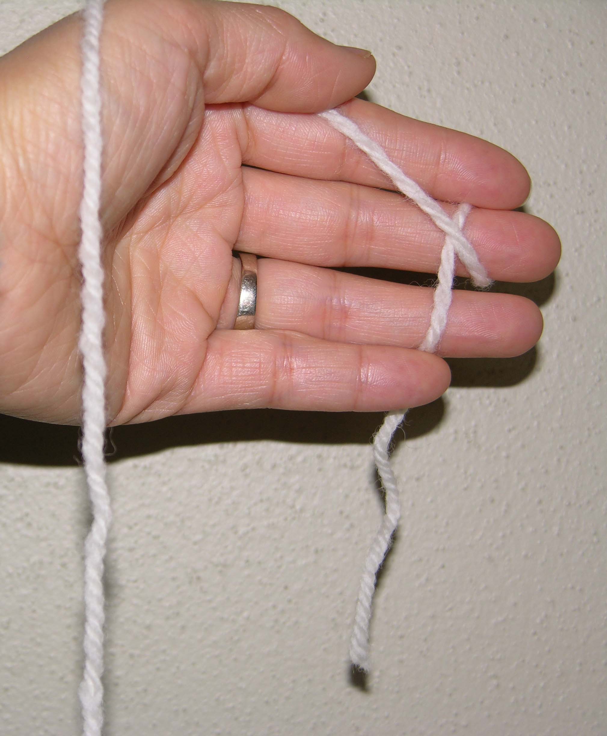 2 slip knot wrap yarn on middle finger.JPG