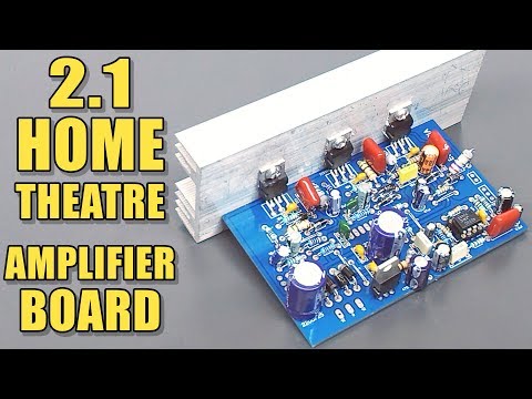 2.1 Home Theatre Audio Amplifier Board with TDA2030 IC DIY | ELECTRO INDIA