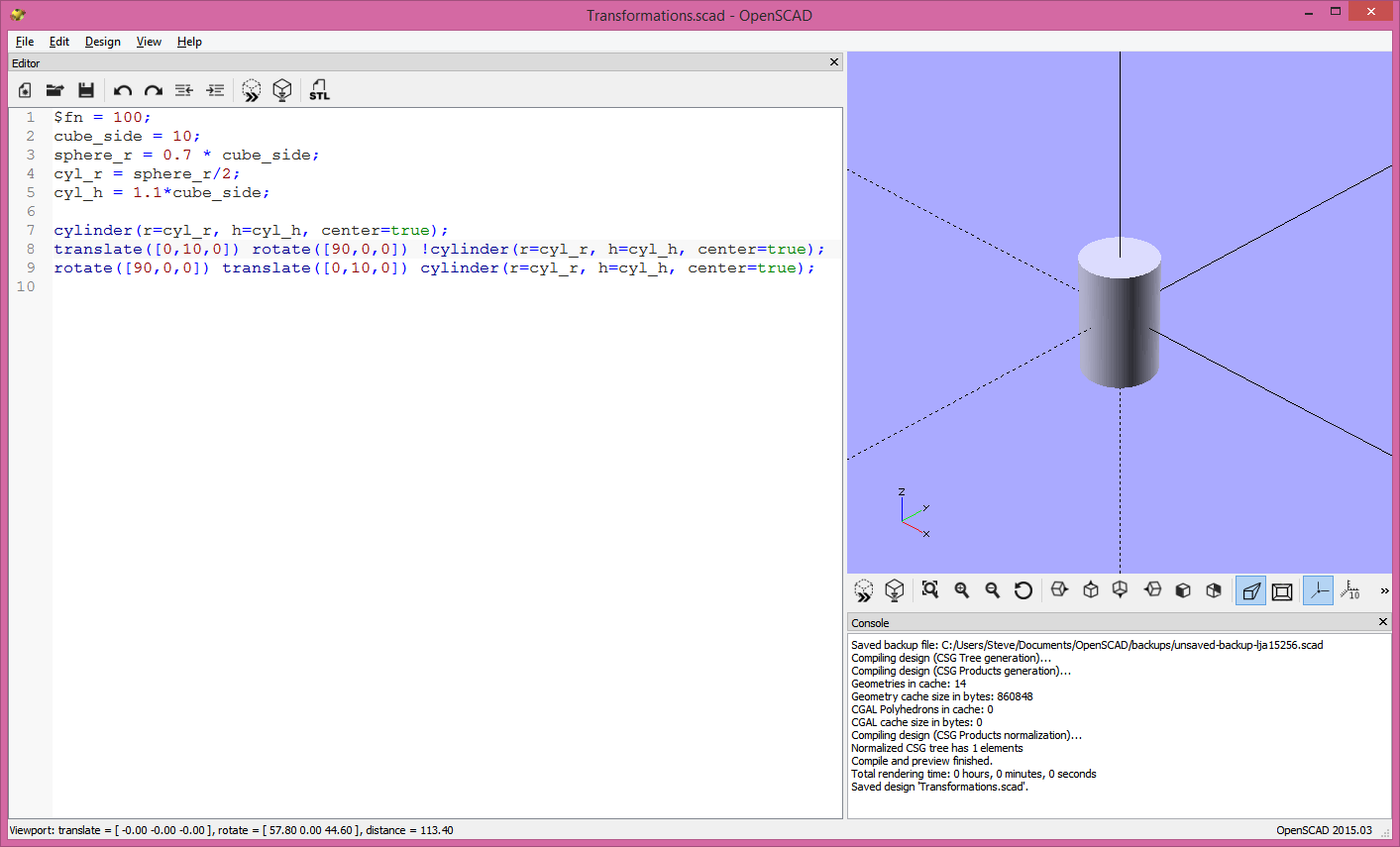 2015-07-01 23_31_29-Transformations.scad - OpenSCAD.png