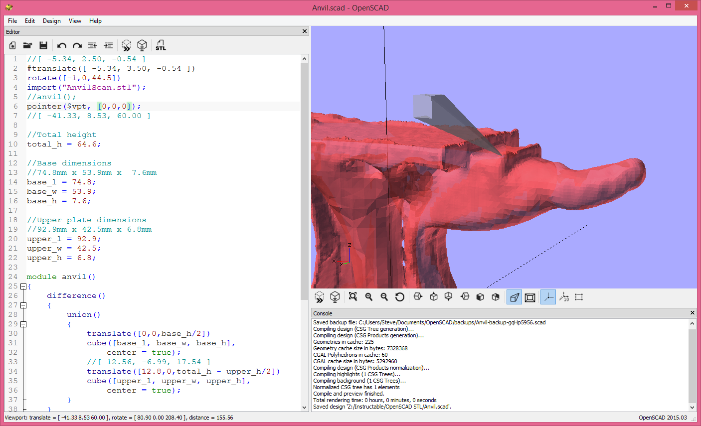 2015-07-18 20_59_18-Anvil.scad - OpenSCAD.png