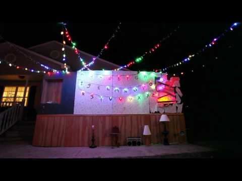 2016 Stranger Things Halloween Light Show