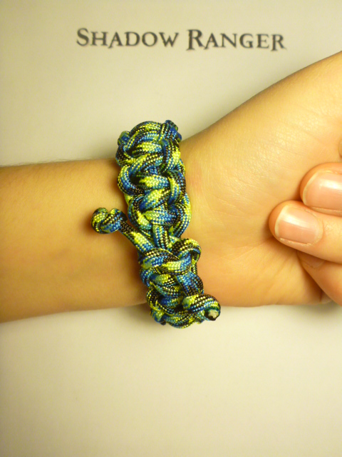 21_Finished Survival Bracelet on Wrist.JPG