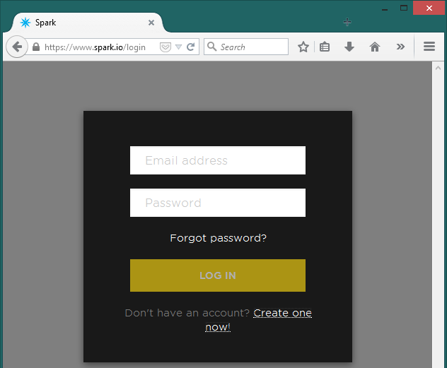 24 spark login page.png