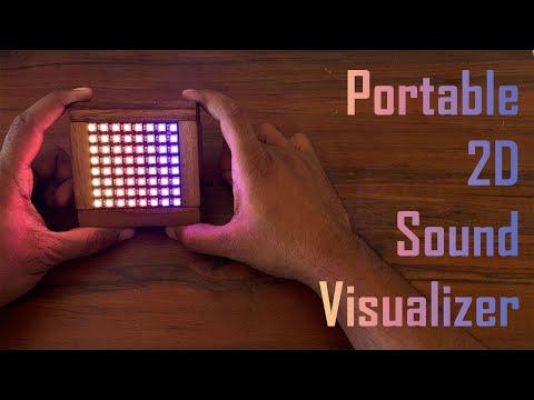 2D Sound Visualizer + LED Matrix || INMP441 || ESP32 WLED