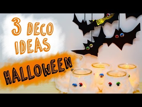 3 DIY Halloween Ideas | Easy Room Decor ideas for Halloween