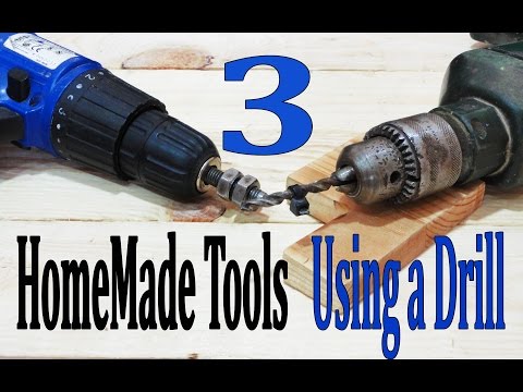 3 Homemade Tools - Using a Drill Life Hacks  .