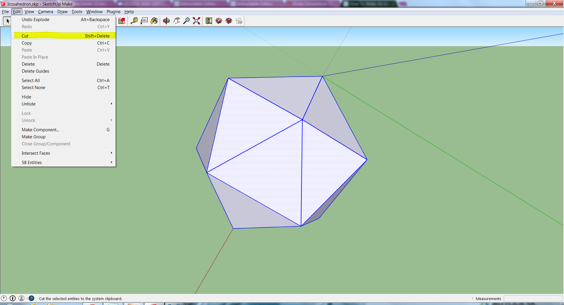 3-Cut selected geometry so you can delete the scafold used to crete the icosahedron.PNG