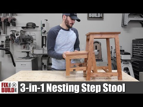 3-in-1 Nesting Step Stool | How to Build DIY Project