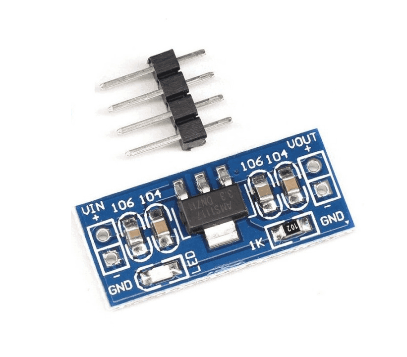 3.3V Power Supply Using AMS1117-3.3 Voltage Regulator.png