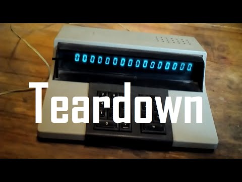 30 Years Old Calculator Teardown