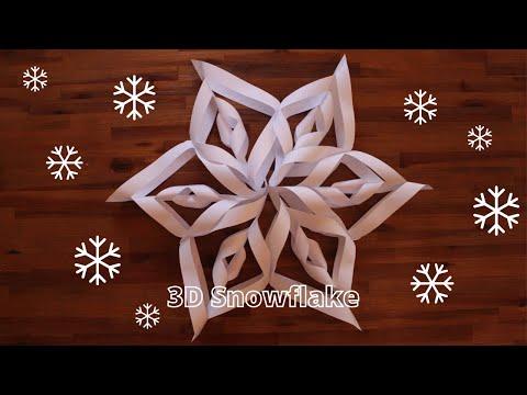 3D Paper Snowflake!