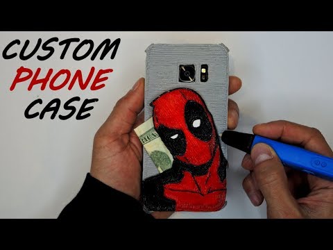 3D Pen | Making a DEADPOOL Phone Case for the Galaxy S7