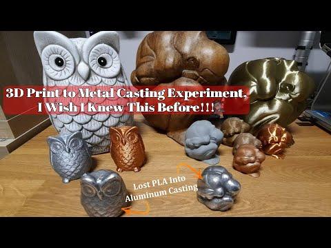 3D Print to aluminum metal casting, I wish I knew this before!