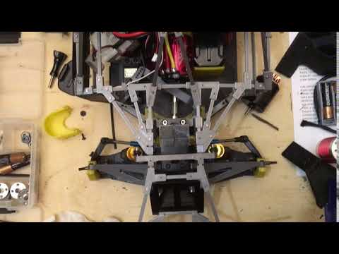 3D Printed 1/10 RC Trophy Truck Steering Test