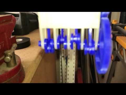 3D Printed 4 Cylinder Air Engine Slow Motion