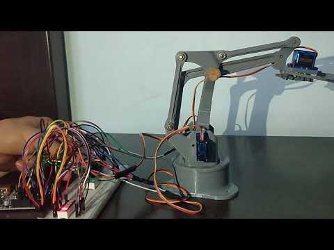 3D Printed 4Dof Robot || Tanmay Benjwal || Made in India #shots