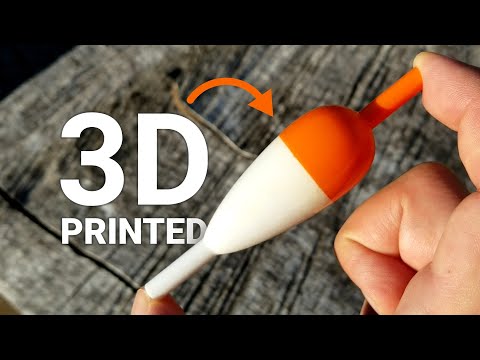 3D Printed Bobbers / Fishing Floats - Design, Make, and Test