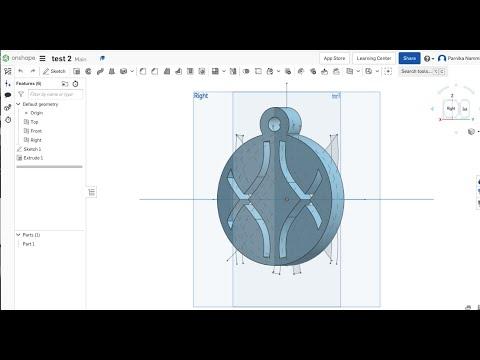 3D Printed Christmas Ornament Design!